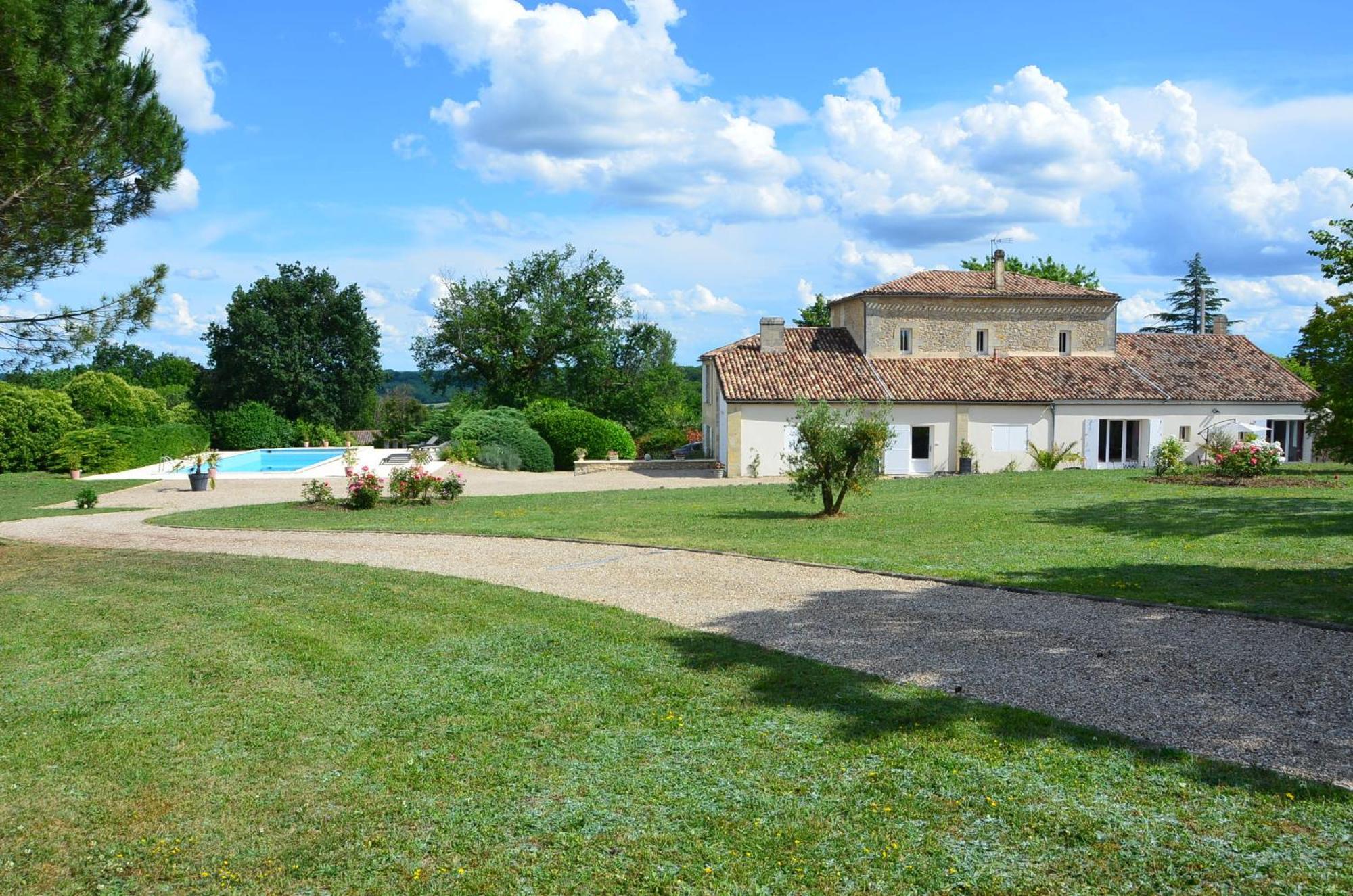 Bed and Breakfast La Gentilhommiere Saint-Aubin-de-Branne Экстерьер фото